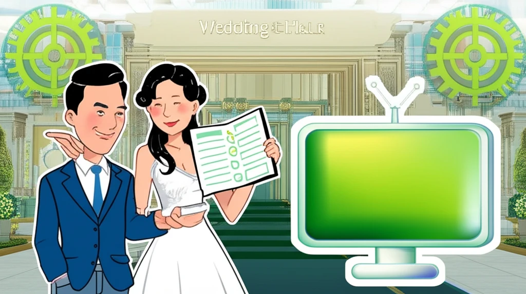 웨딩드레스 피팅 장면