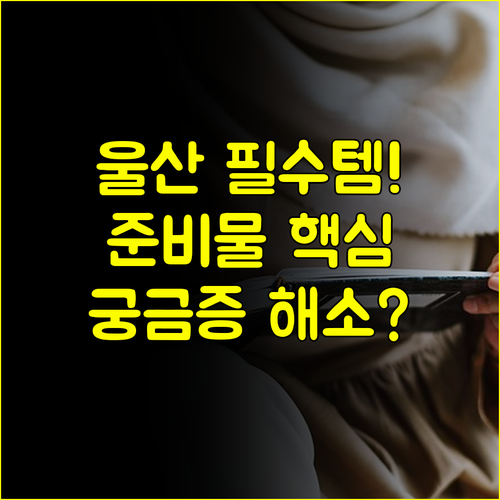 울산 웨딩박람회 방문 필수 준비물 궁금증 해소 완벽 QnA