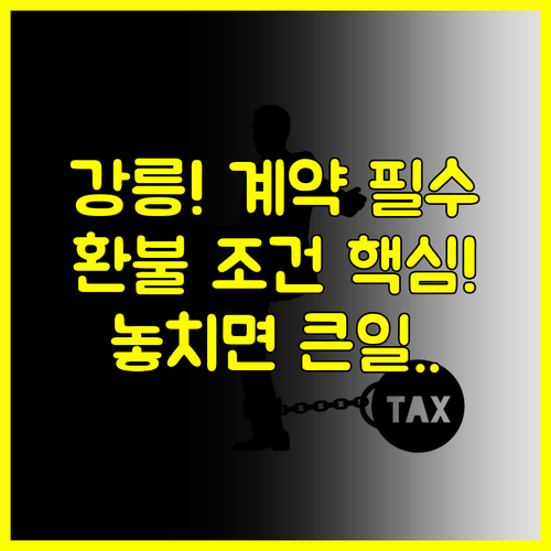 강릉 웨딩박람회 방문 전 현장 계약 환불 조건 꼭 알아야 할 3가지